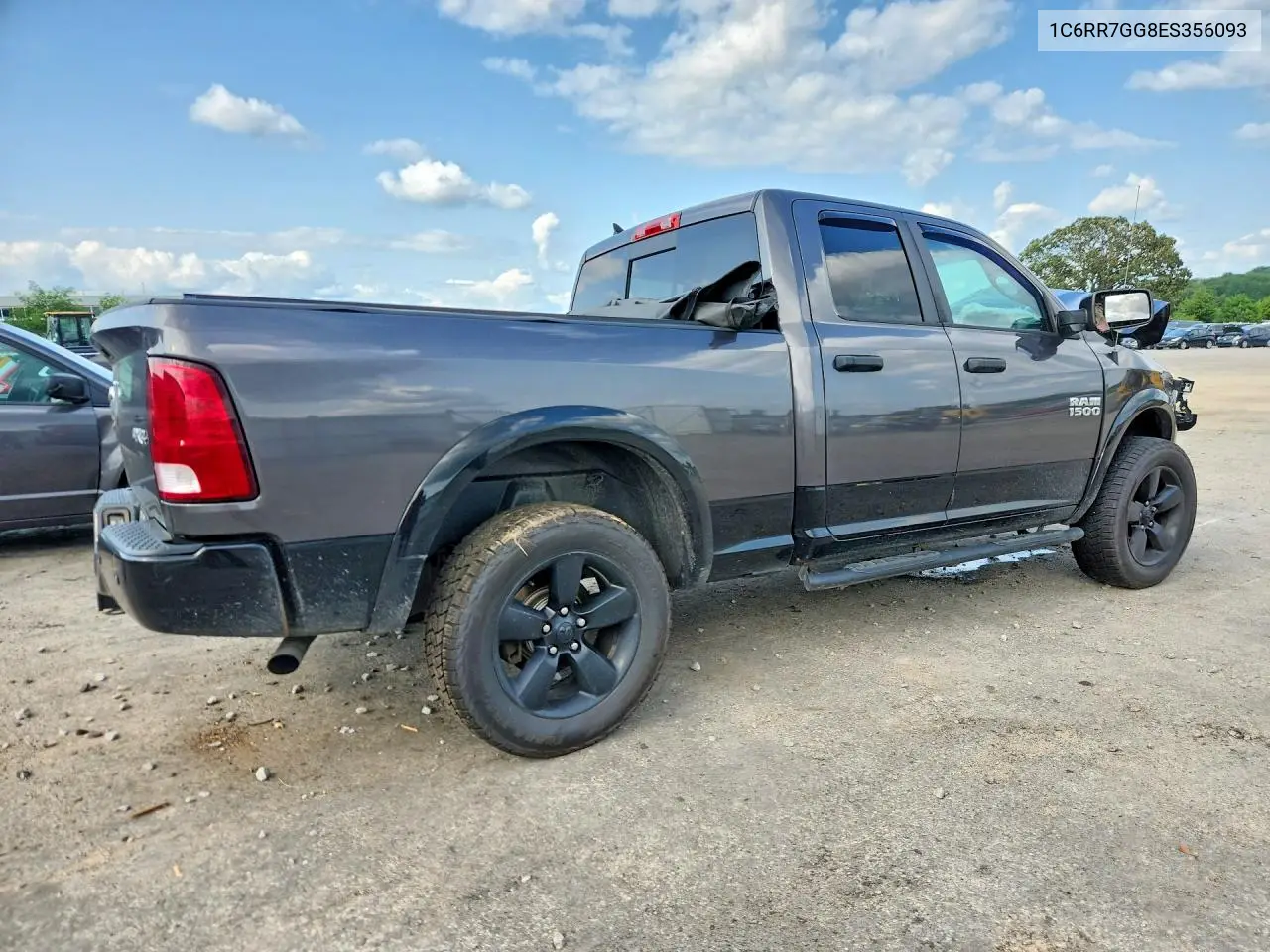 2014 Ram 1500 Slt VIN: 1C6RR7GG8ES356093 Lot: 61192356