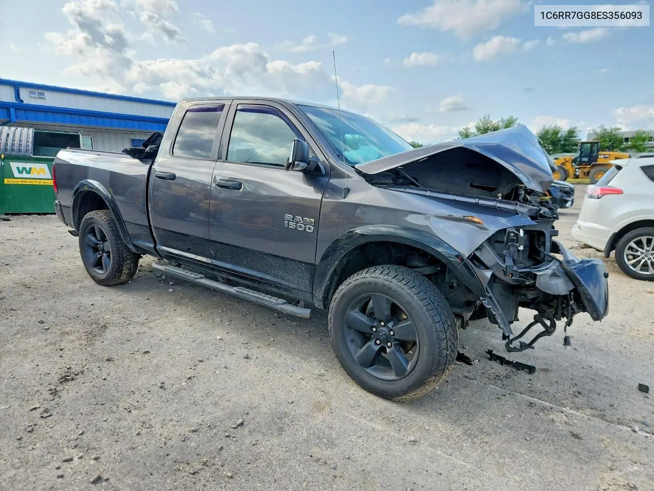 2014 Ram 1500 Slt VIN: 1C6RR7GG8ES356093 Lot: 61192356