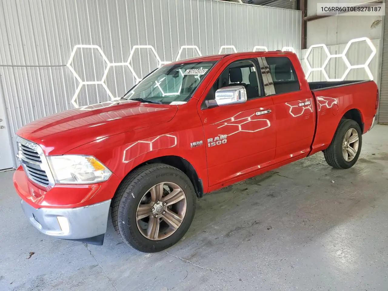 2014 Ram 1500 Slt VIN: 1C6RR6GT0ES278187 Lot: 61608496