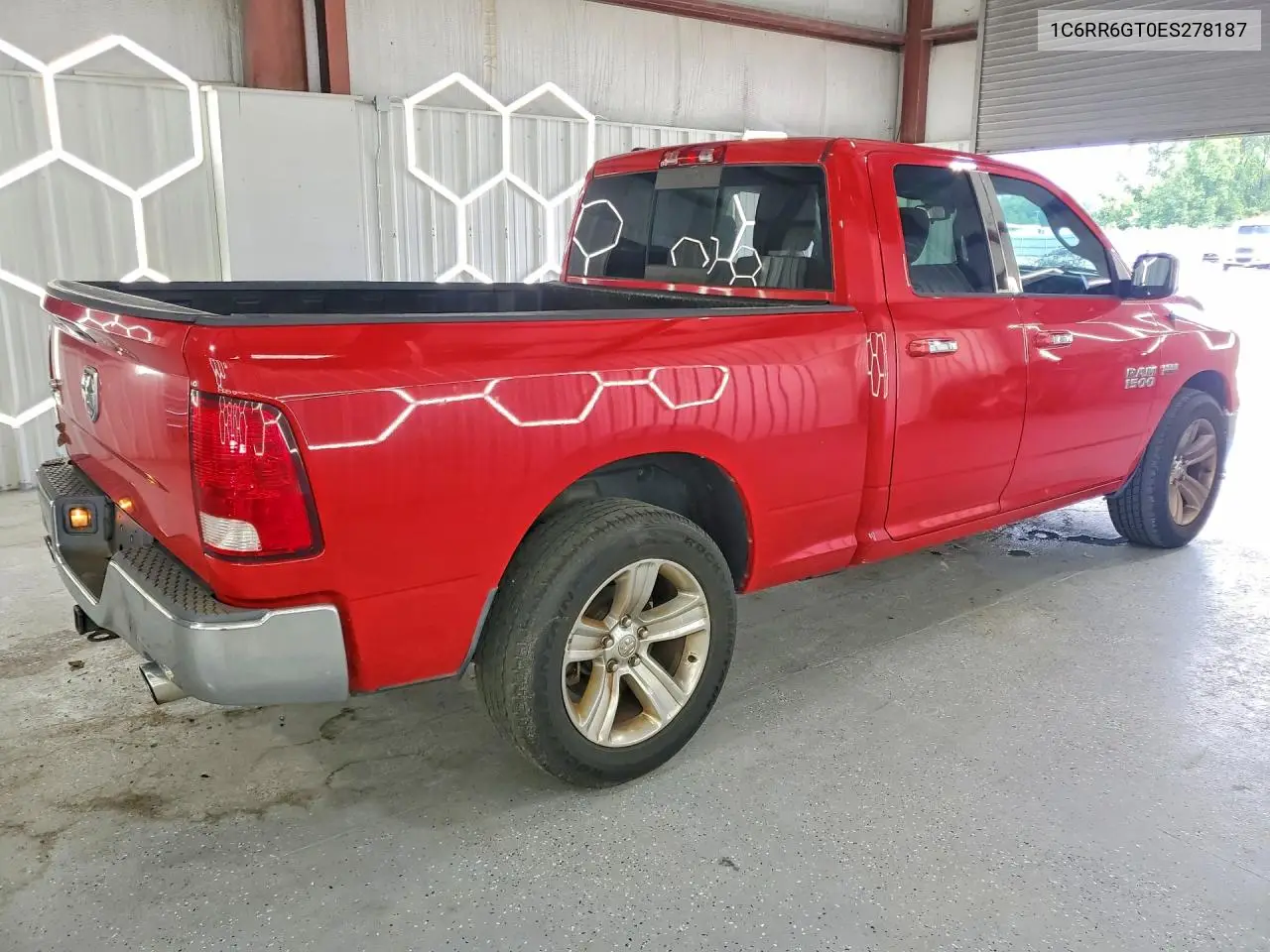 2014 Ram 1500 Slt VIN: 1C6RR6GT0ES278187 Lot: 61608496