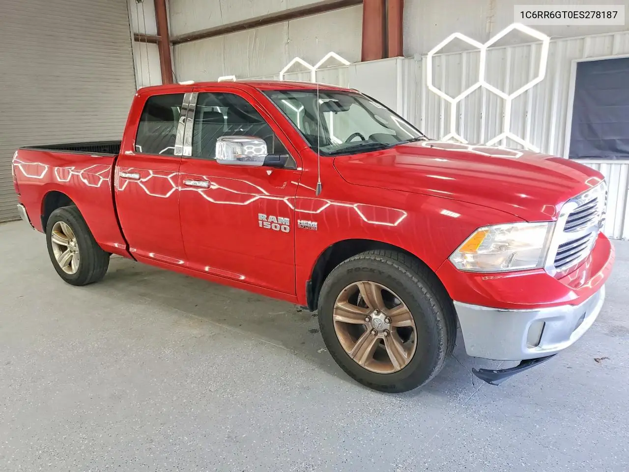 2014 Ram 1500 Slt VIN: 1C6RR6GT0ES278187 Lot: 61608496