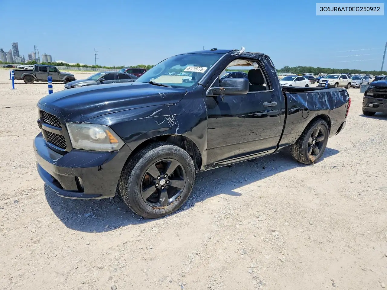 2014 Ram 1500 St VIN: 3C6JR6AT0EG250922 Lot: 61795776