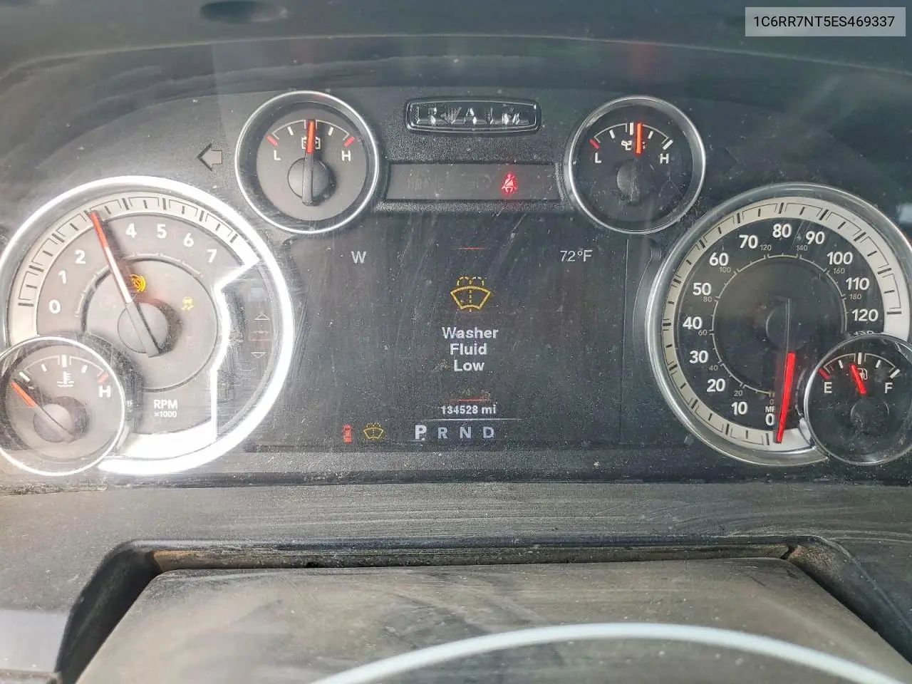 2014 Ram 1500 Laramie VIN: 1C6RR7NT5ES469337 Lot: 76266065