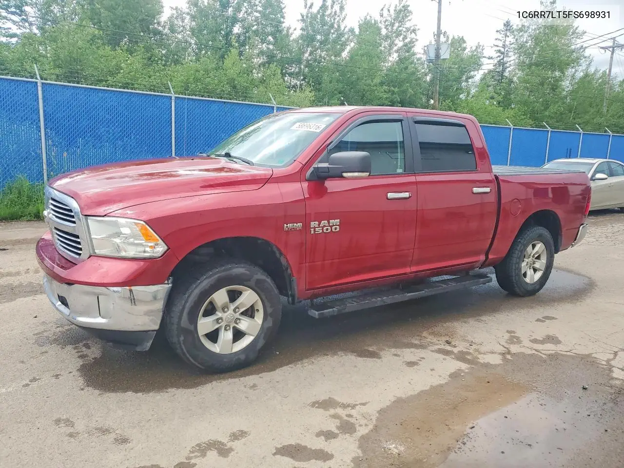 2015 Ram 1500 Slt VIN: 1C6RR7LT5FS698931 Lot: 58696316