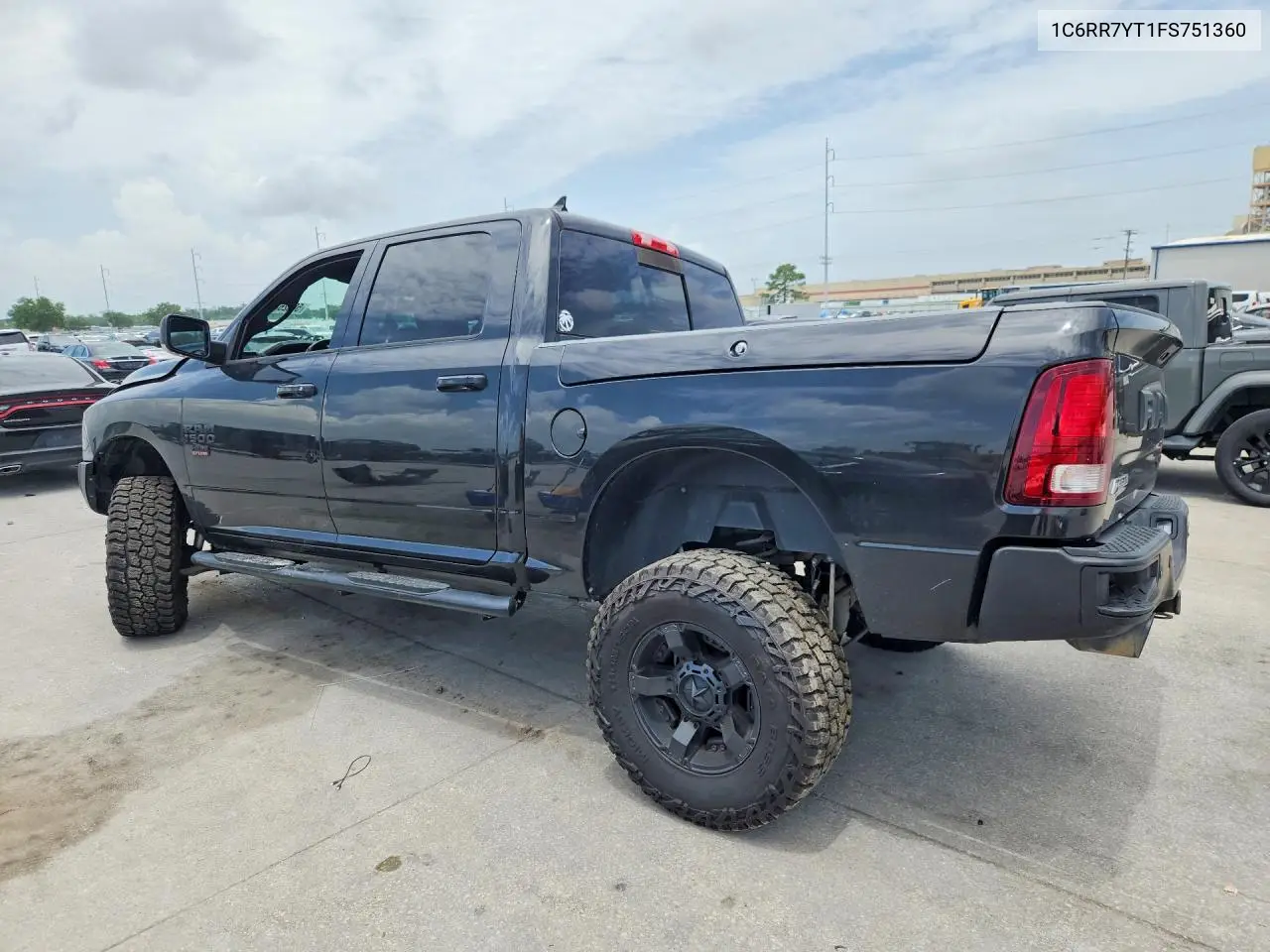 2015 Ram 1500 Rebel VIN: 1C6RR7YT1FS751360 Lot: 58826396