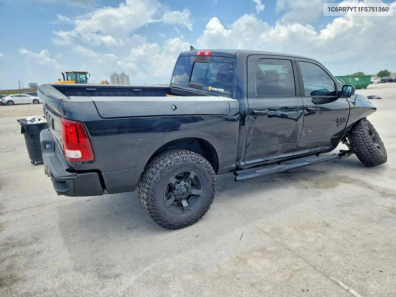 2015 Ram 1500 Rebel VIN: 1C6RR7YT1FS751360 Lot: 58826396