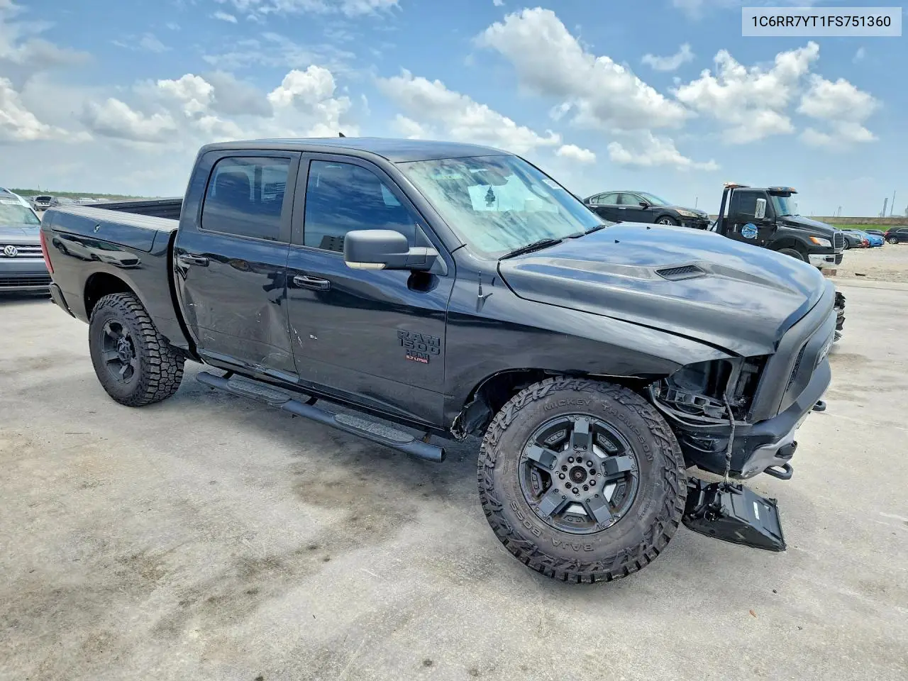 2015 Ram 1500 Rebel VIN: 1C6RR7YT1FS751360 Lot: 58826396
