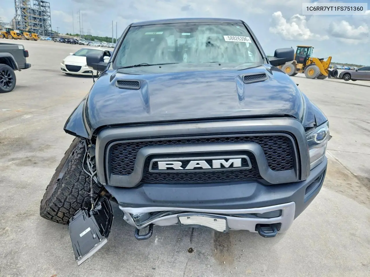 2015 Ram 1500 Rebel VIN: 1C6RR7YT1FS751360 Lot: 58826396