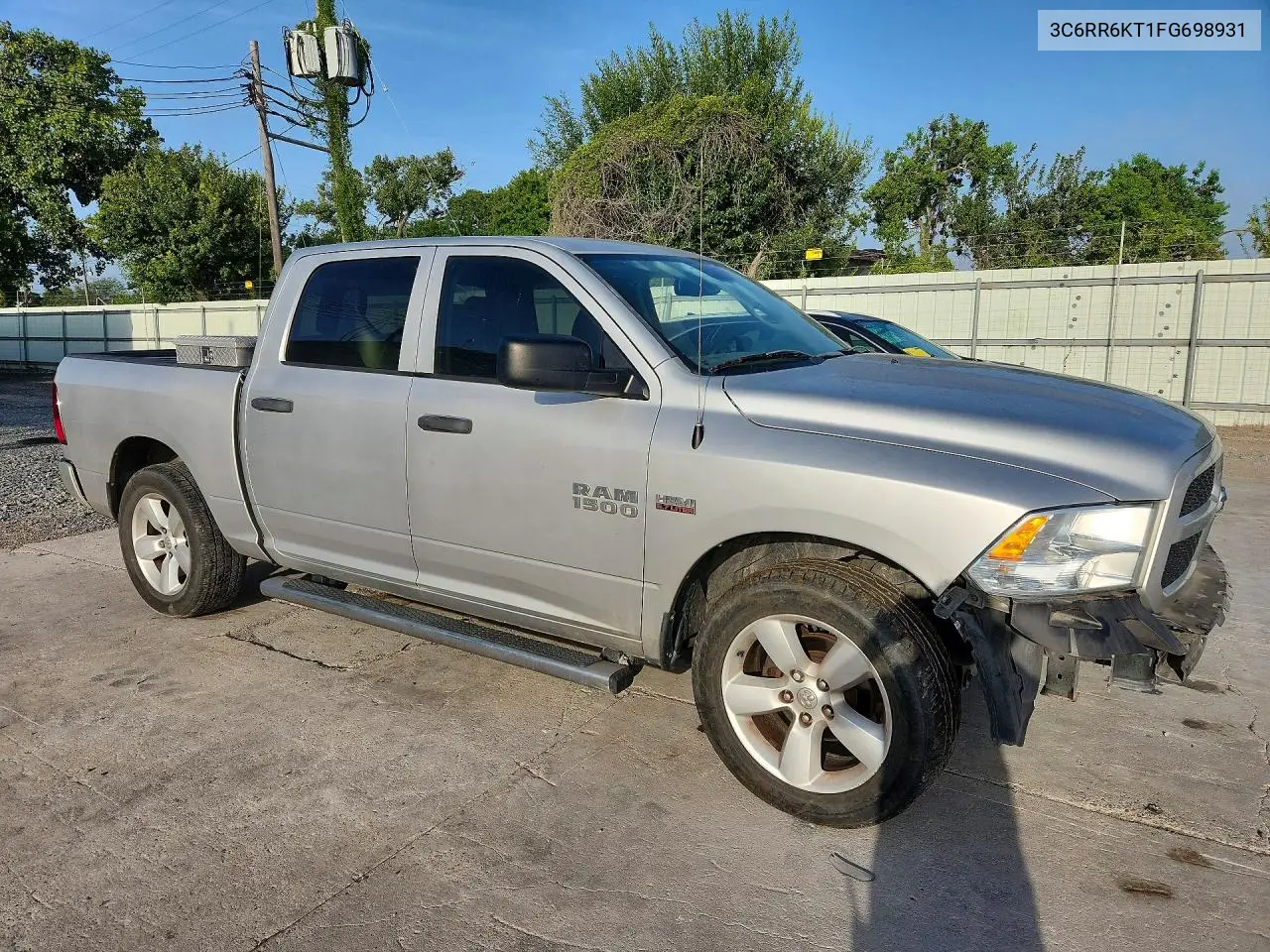 2015 Ram 1500 St VIN: 3C6RR6KT1FG698931 Lot: 61423606