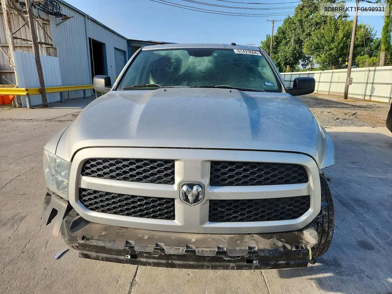 2015 Ram 1500 St VIN: 3C6RR6KT1FG698931 Lot: 61423606