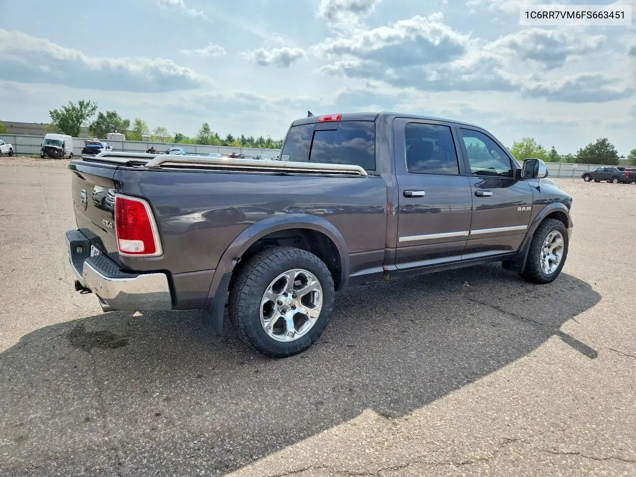 2015 Ram 1500 Laramie VIN: 1C6RR7VM6FS663451 Lot: 61522466