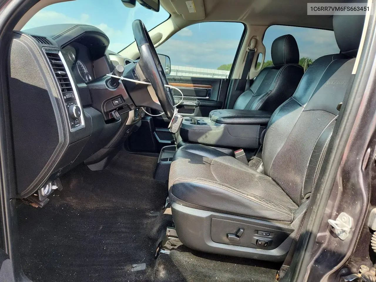 2015 Ram 1500 Laramie VIN: 1C6RR7VM6FS663451 Lot: 61522466