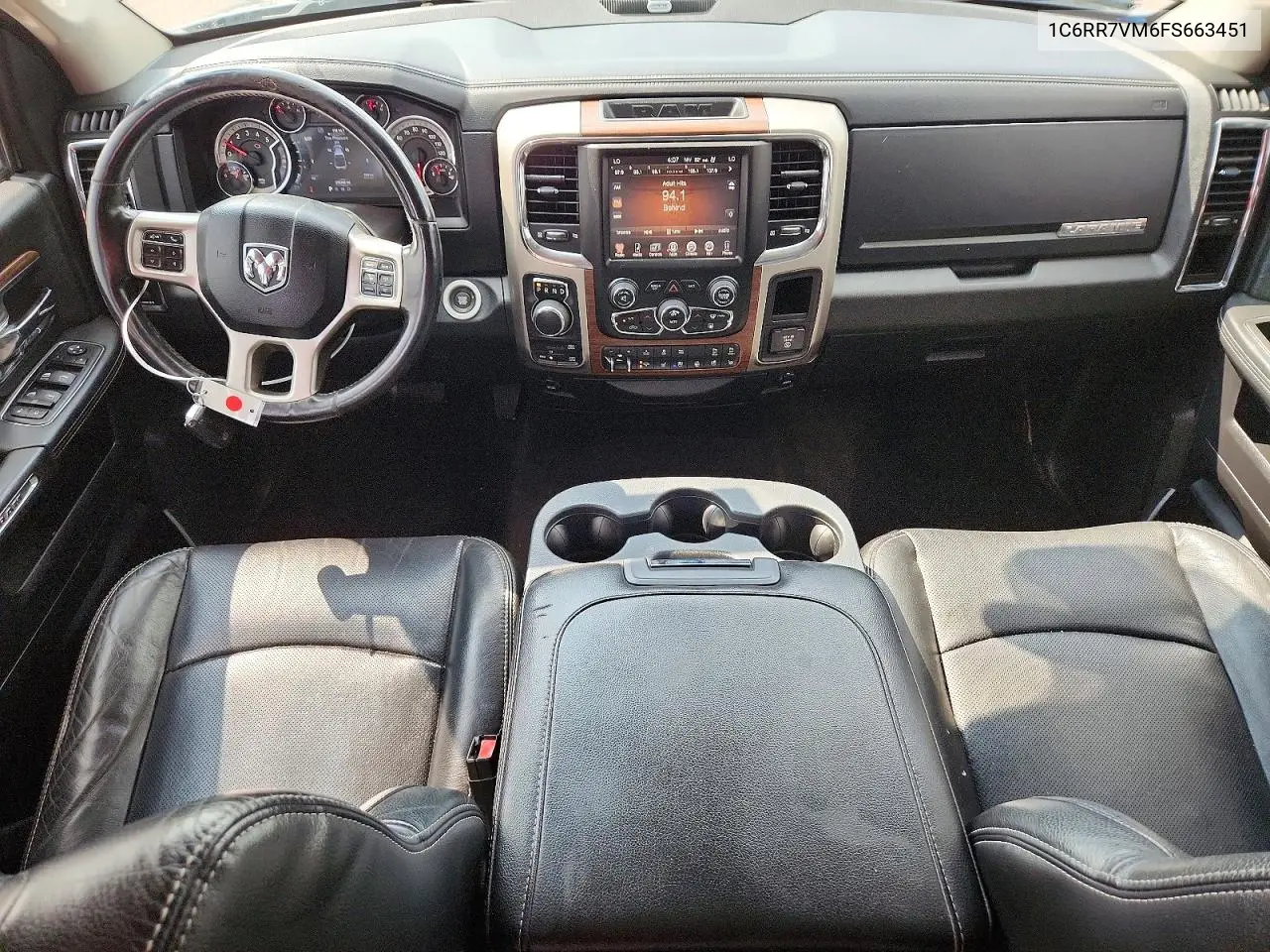 2015 Ram 1500 Laramie VIN: 1C6RR7VM6FS663451 Lot: 61522466