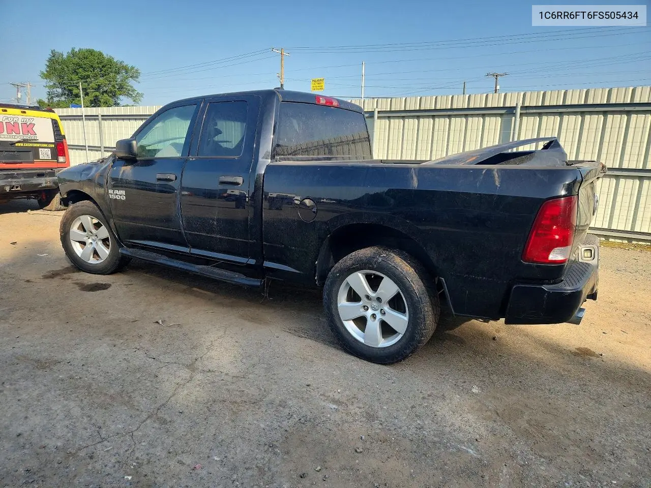 2015 Ram 1500 St VIN: 1C6RR6FT6FS505434 Lot: 62121316