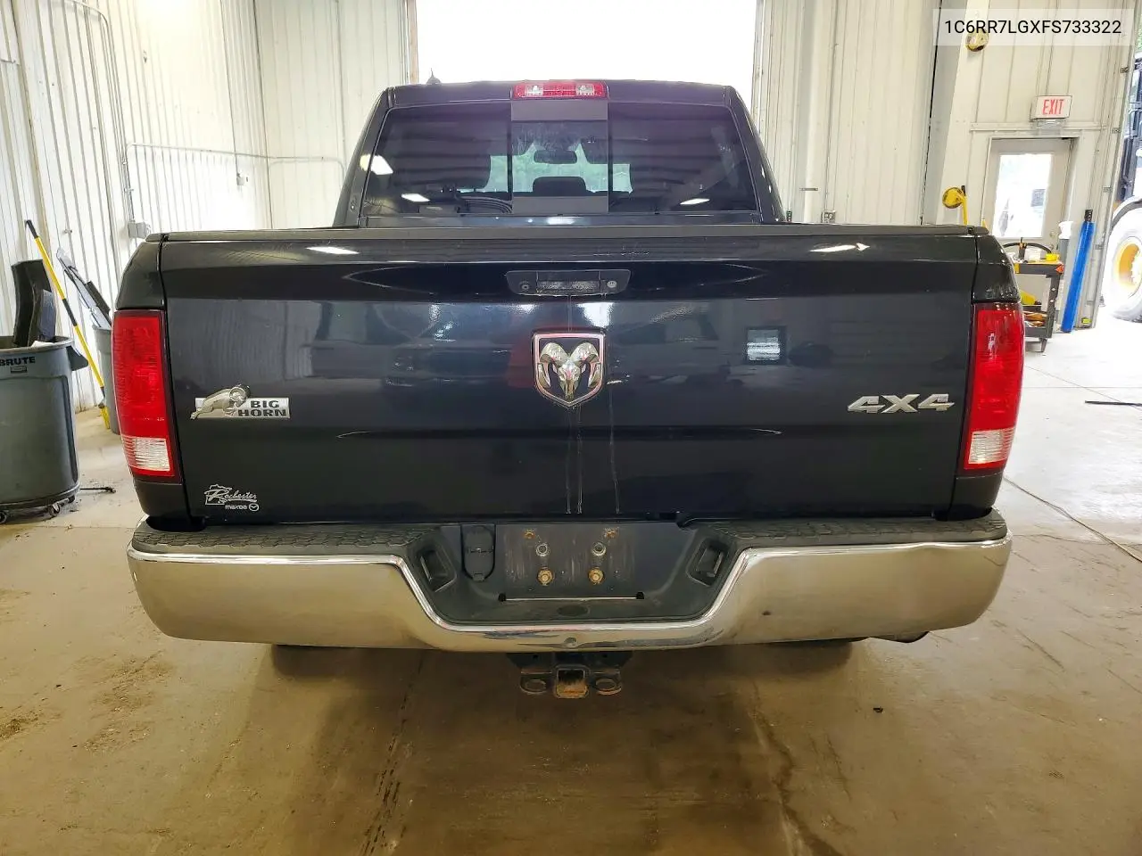 2015 Ram 1500 Slt VIN: 1C6RR7LGXFS733322 Lot: 62131666