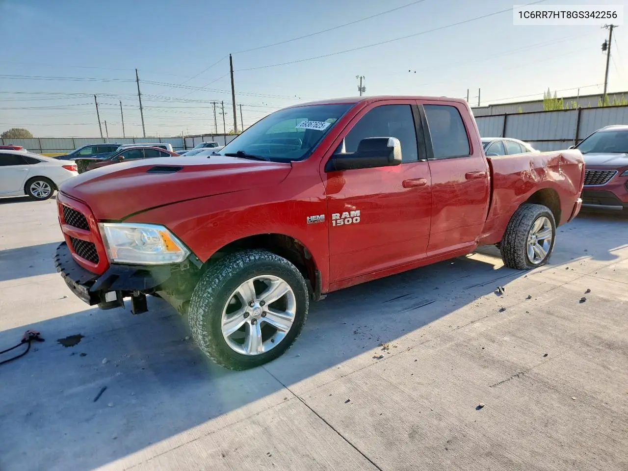 1C6RR7HT8GS342256 2016 Ram 1500 Sport