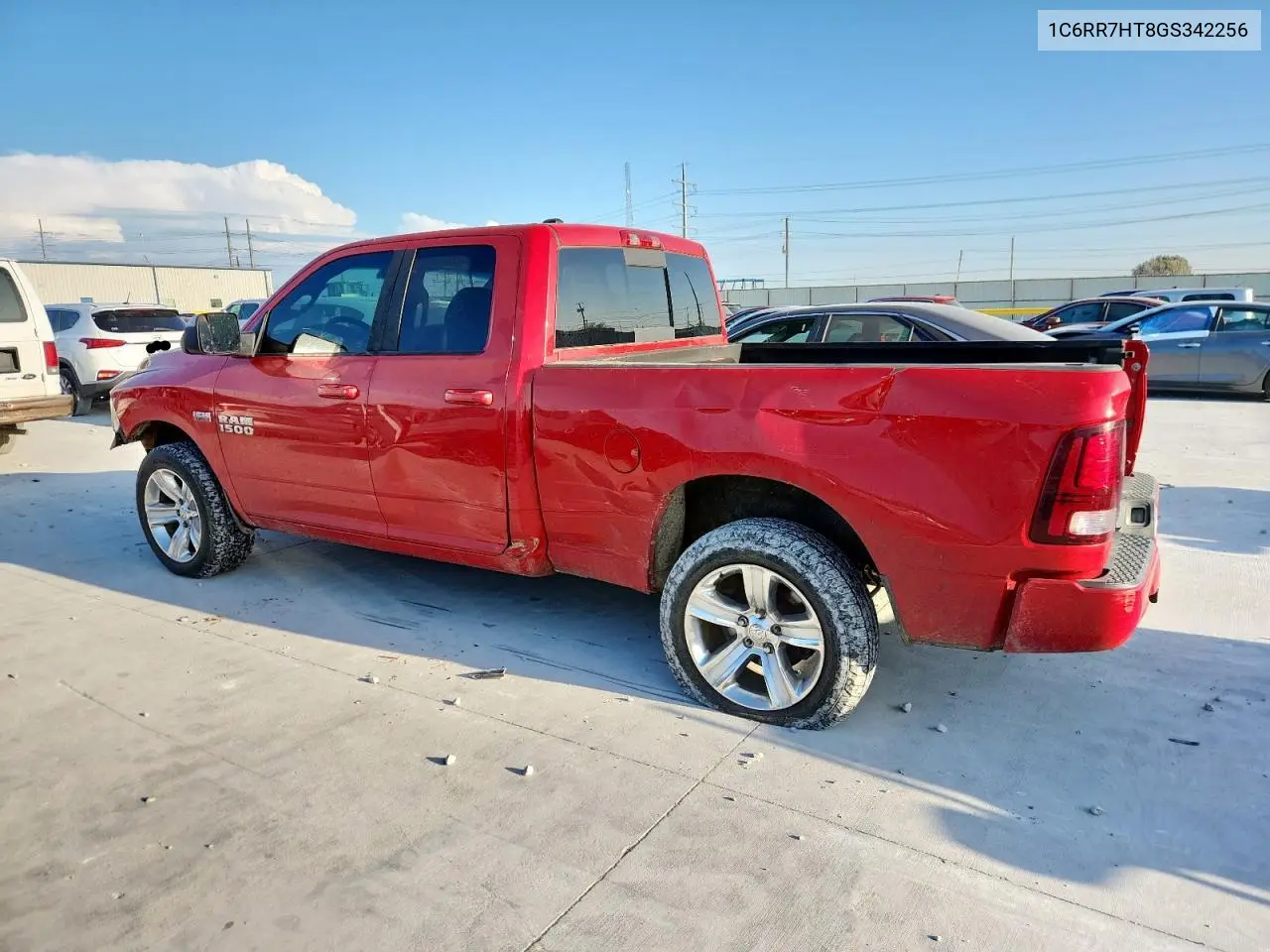 1C6RR7HT8GS342256 2016 Ram 1500 Sport