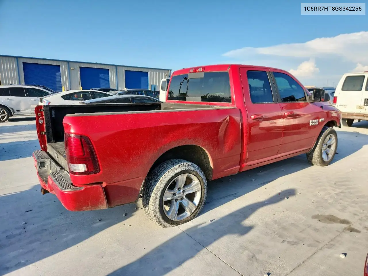 1C6RR7HT8GS342256 2016 Ram 1500 Sport
