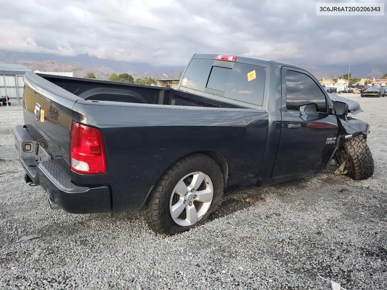 3C6JR6AT2GG206343 2016 Ram 1500 St