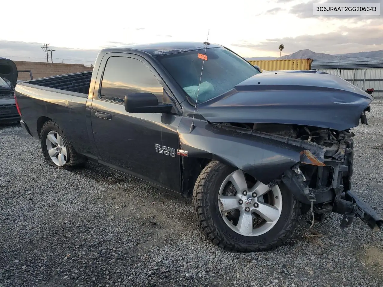 3C6JR6AT2GG206343 2016 Ram 1500 St