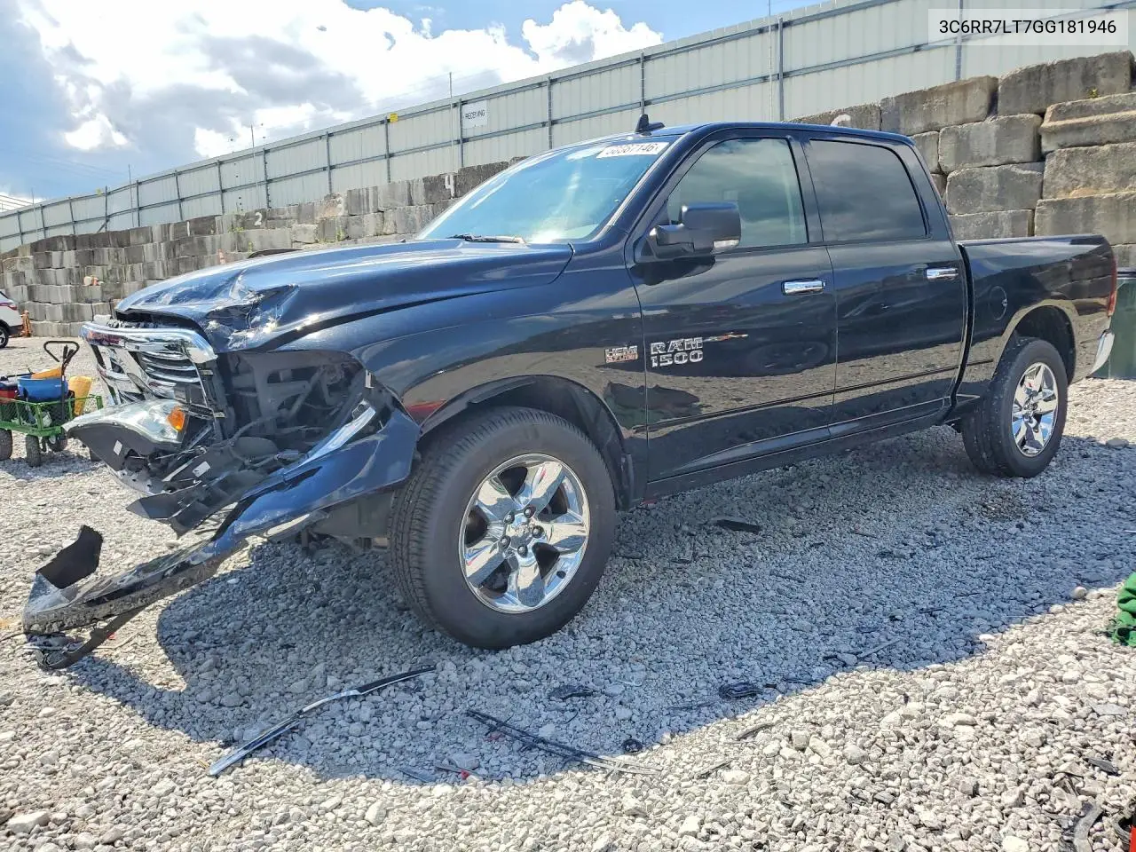 2016 Ram 1500 Slt VIN: 3C6RR7LT7GG181946 Lot: 58567146