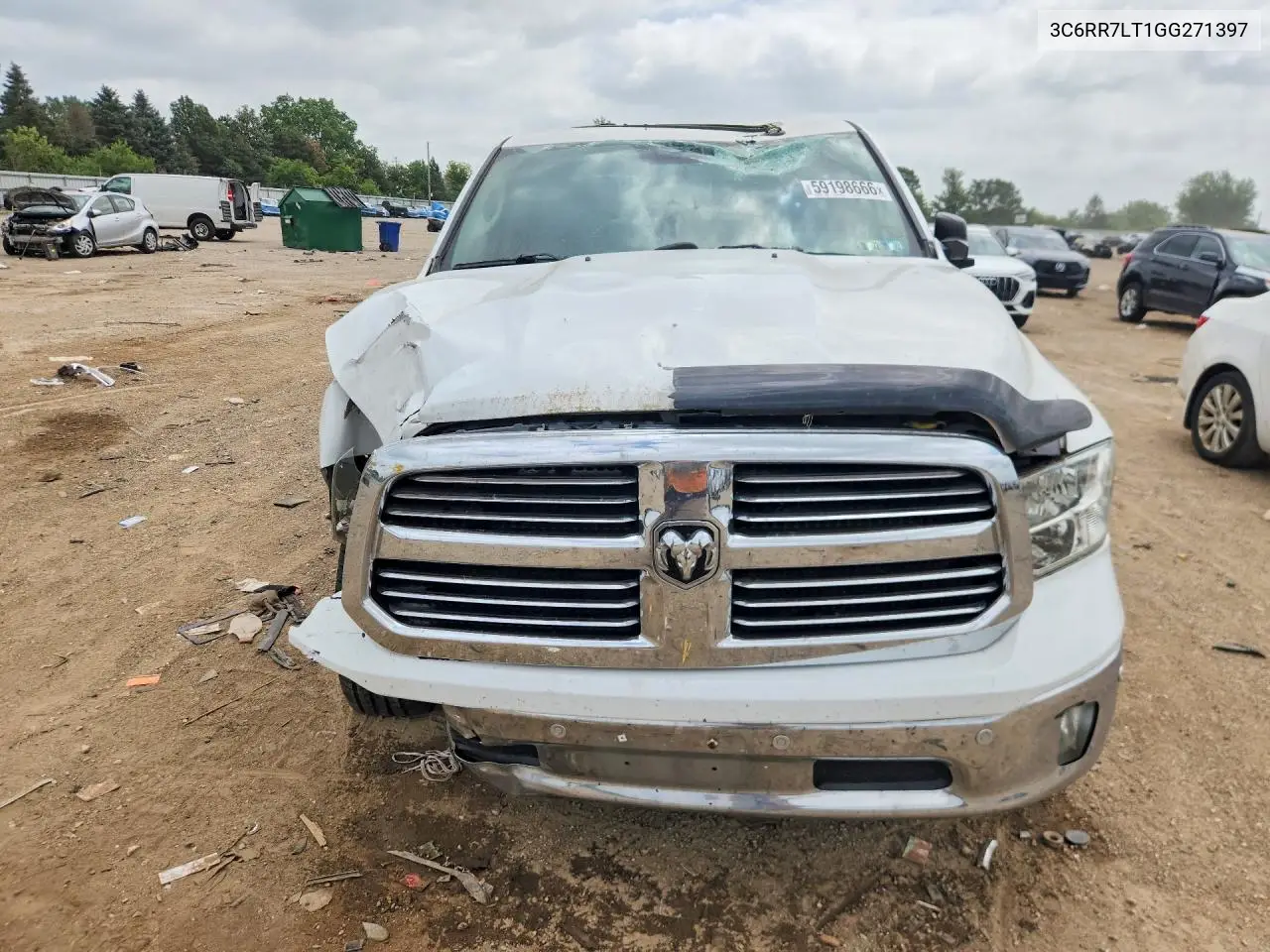 2016 Ram 1500 Slt VIN: 3C6RR7LT1GG271397 Lot: 59198666