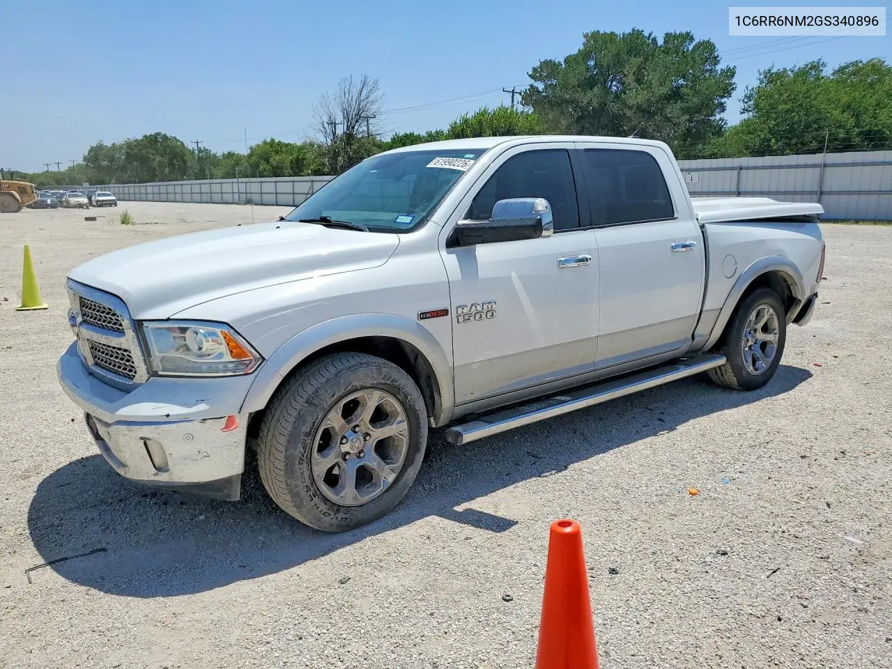 2016 Ram 1500 Laramie VIN: 1C6RR6NM2GS340896 Lot: 61990226