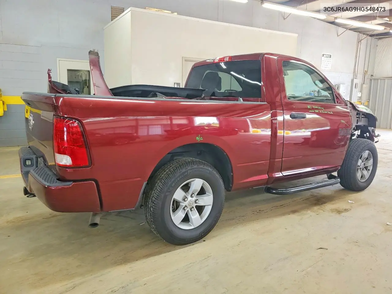 2017 Ram 1500 St VIN: 3C6JR6AG9HG548473 Lot: 58705456