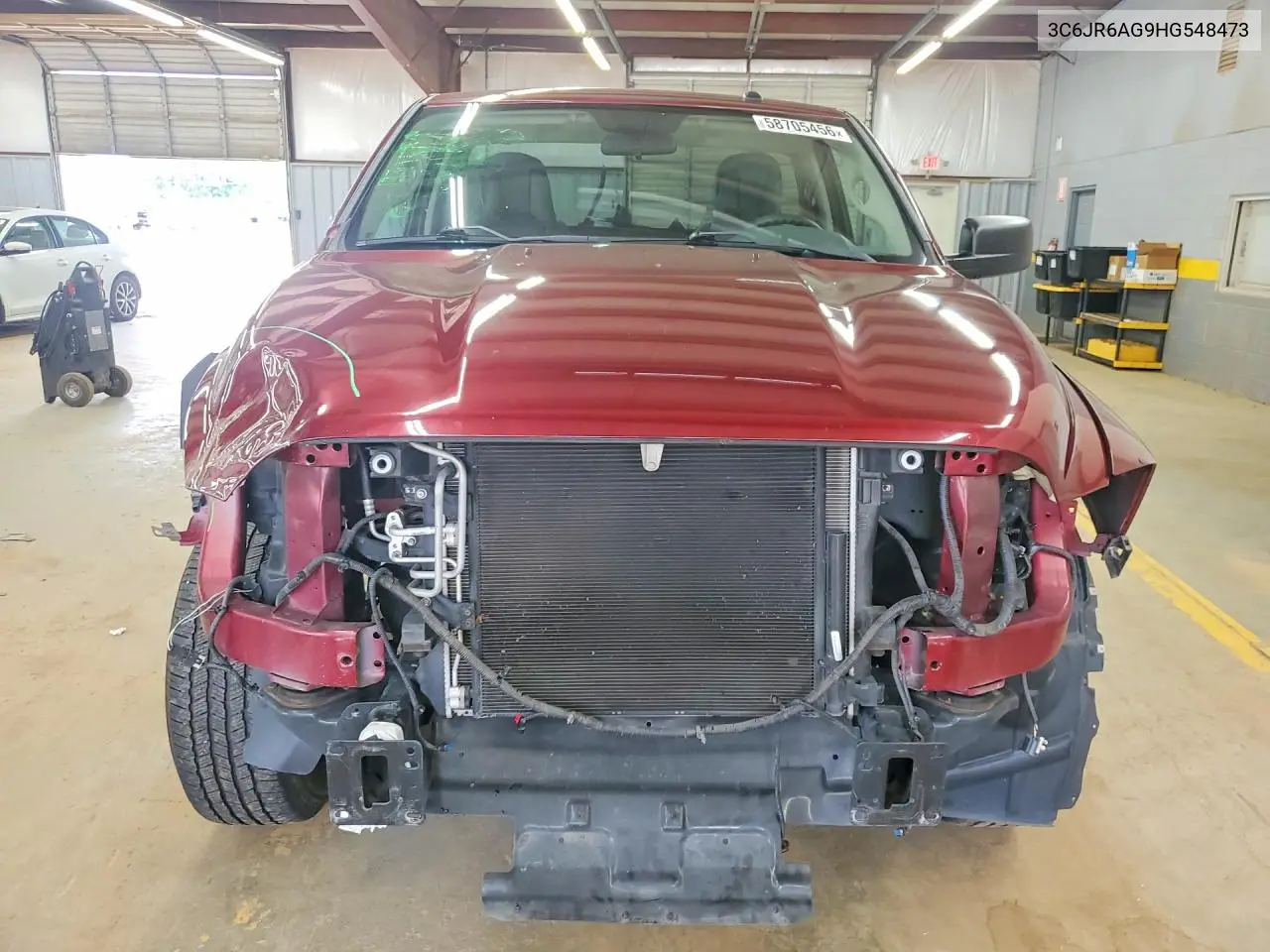 2017 Ram 1500 St VIN: 3C6JR6AG9HG548473 Lot: 58705456