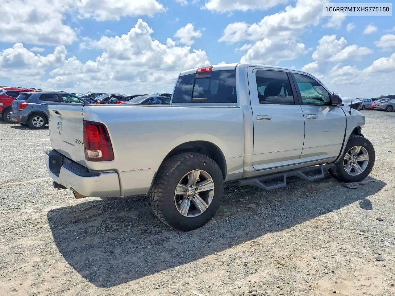 2017 Ram 1500 Sport VIN: 1C6RR7MTXHS775150 Lot: 61387536