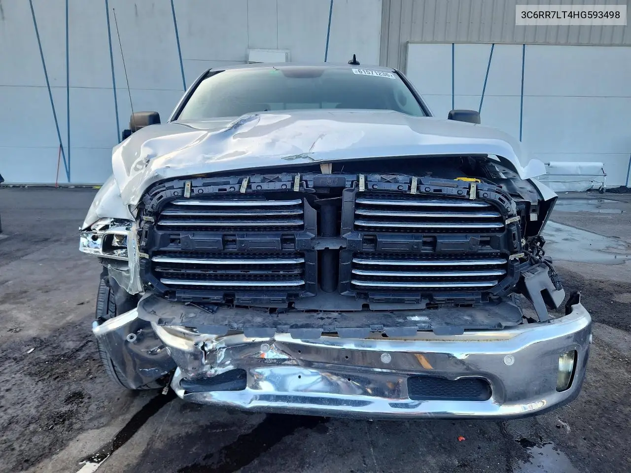 2017 Ram 1500 Slt VIN: 3C6RR7LT4HG593498 Lot: 61571236