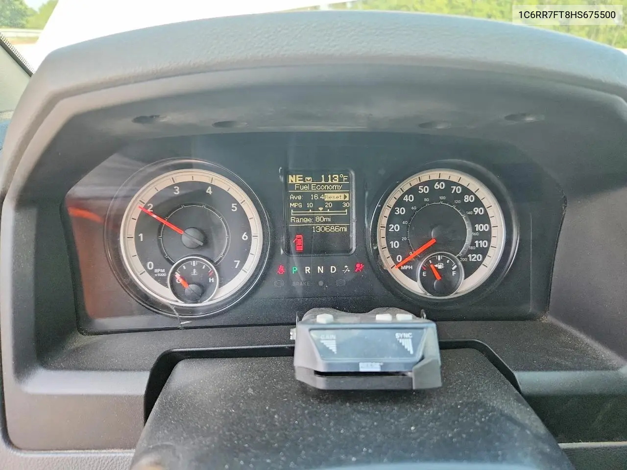 2017 Ram 1500 St VIN: 1C6RR7FT8HS675500 Lot: 61756266