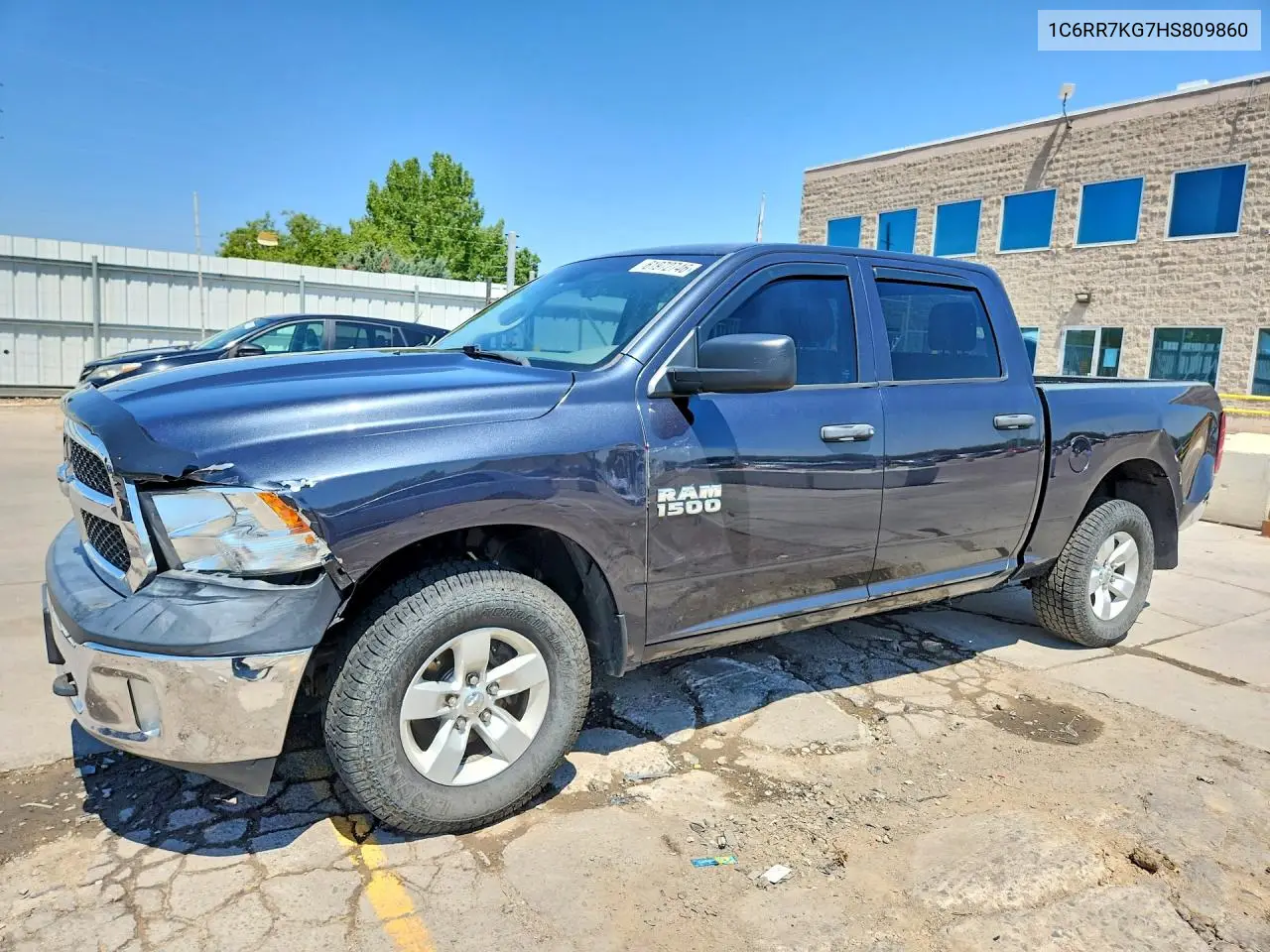 2017 Ram 1500 St VIN: 1C6RR7KG7HS809860 Lot: 61972746