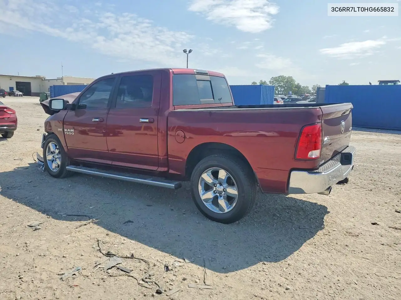 2017 Ram 1500 Slt VIN: 3C6RR7LT0HG665832 Lot: 62000696