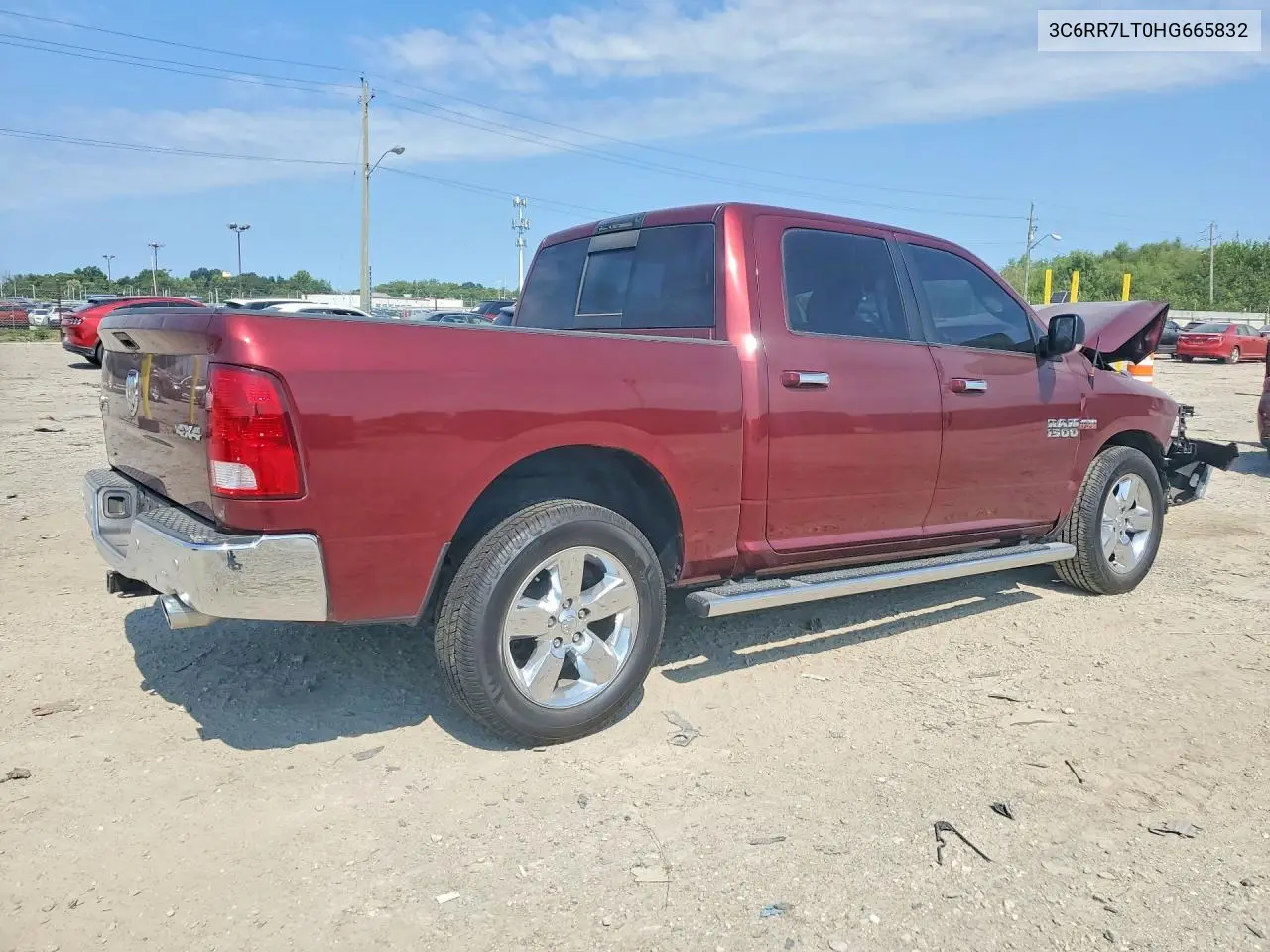 2017 Ram 1500 Slt VIN: 3C6RR7LT0HG665832 Lot: 62000696