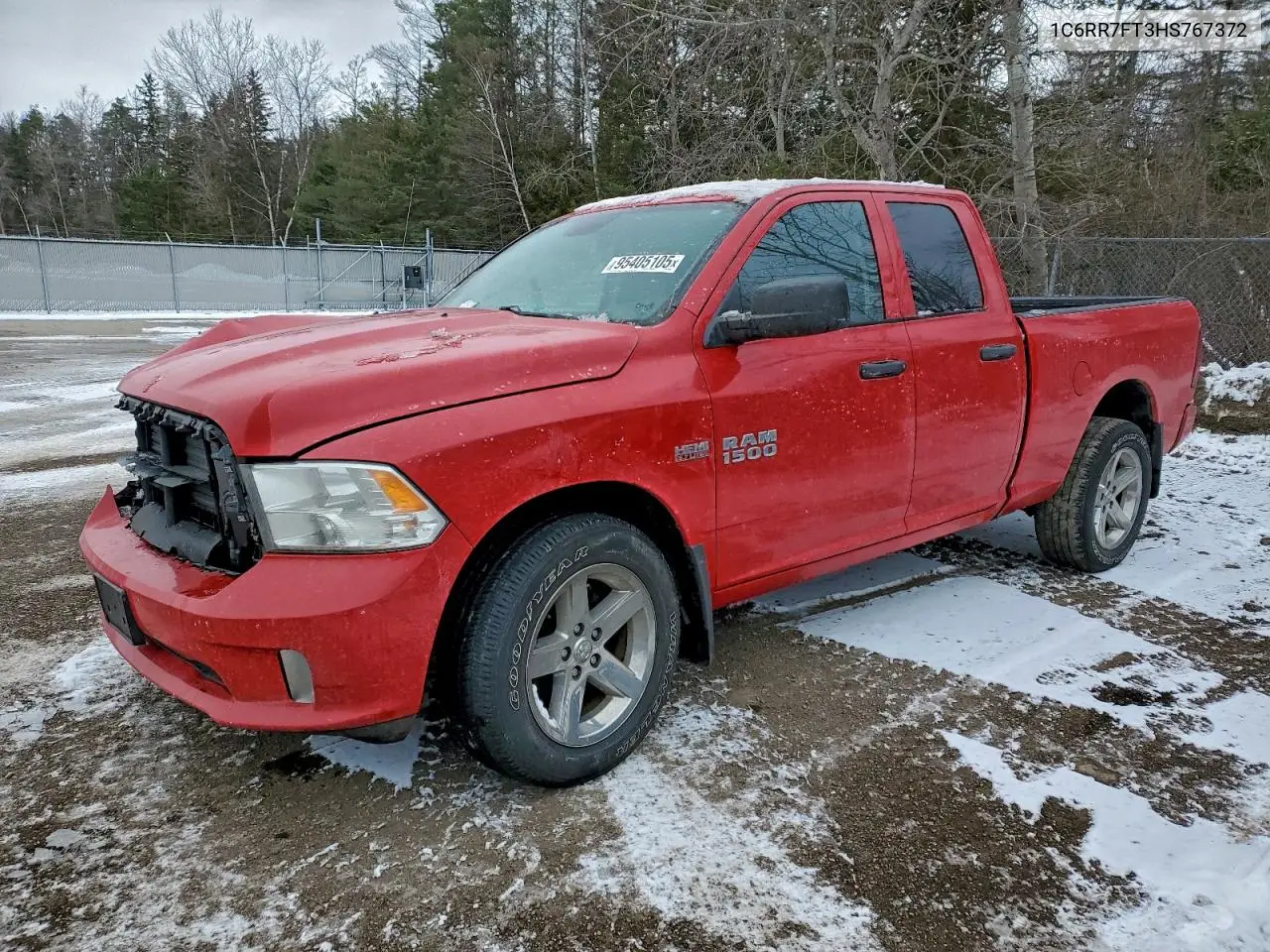 1C6RR7FT3HS767372 2017 Ram 1500 St