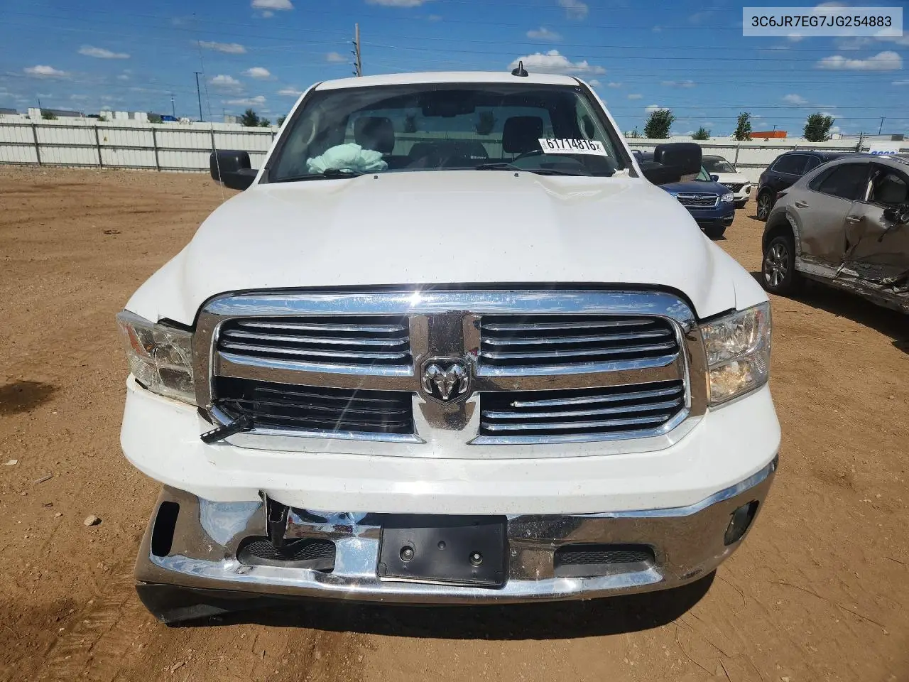 2018 Ram 1500 Slt VIN: 3C6JR7EG7JG254883 Lot: 61714816