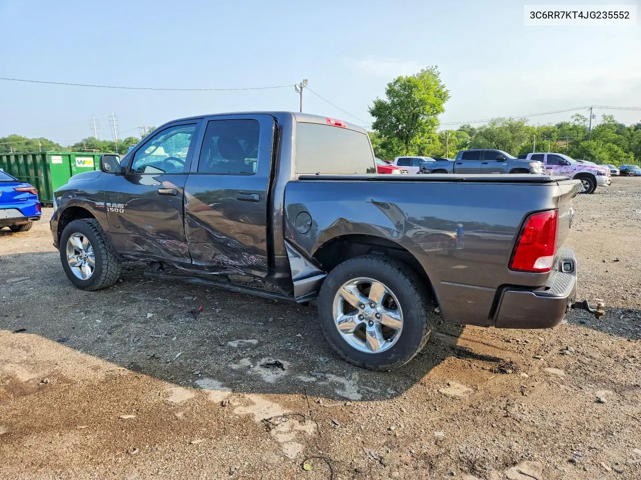 2018 Ram 1500 St VIN: 3C6RR7KT4JG235552 Lot: 61919986