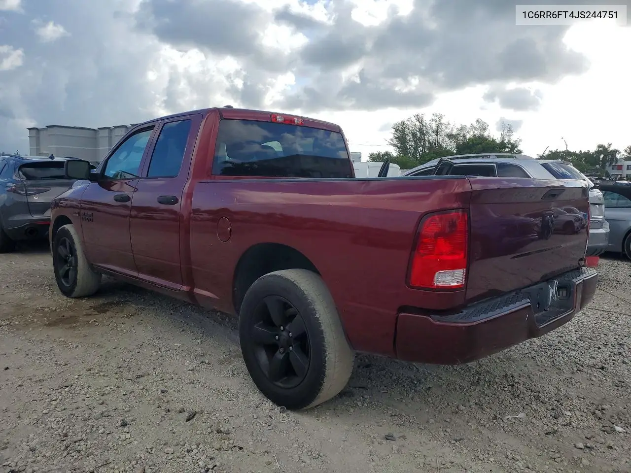 2018 Ram 1500 St VIN: 1C6RR6FT4JS244751 Lot: 62086646
