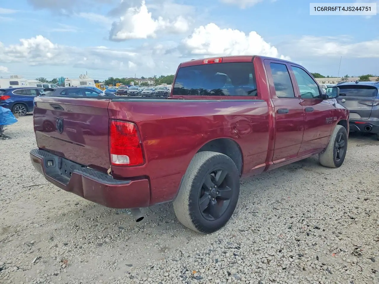 2018 Ram 1500 St VIN: 1C6RR6FT4JS244751 Lot: 62086646