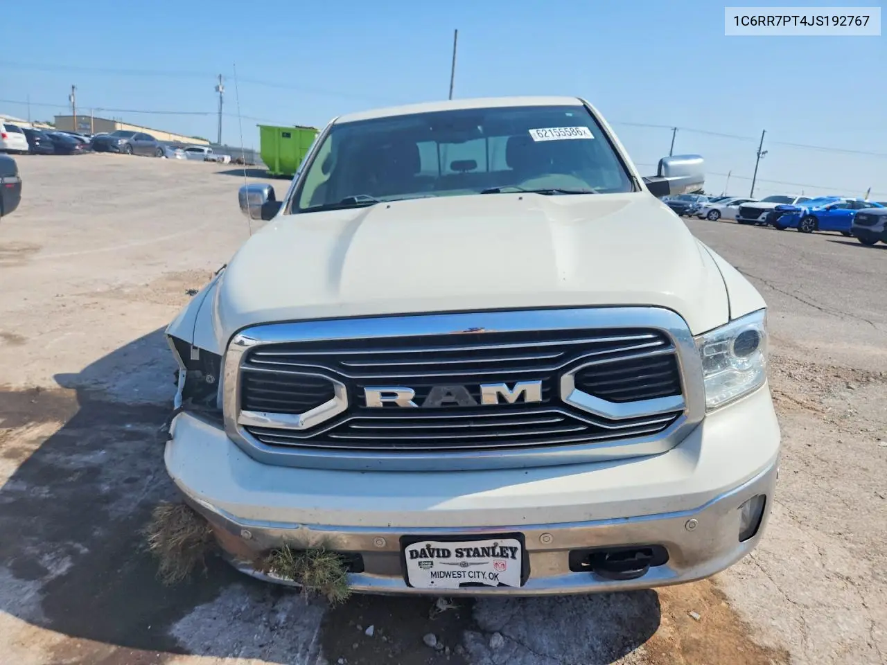 2018 Ram 1500 Longhorn VIN: 1C6RR7PT4JS192767 Lot: 62155586