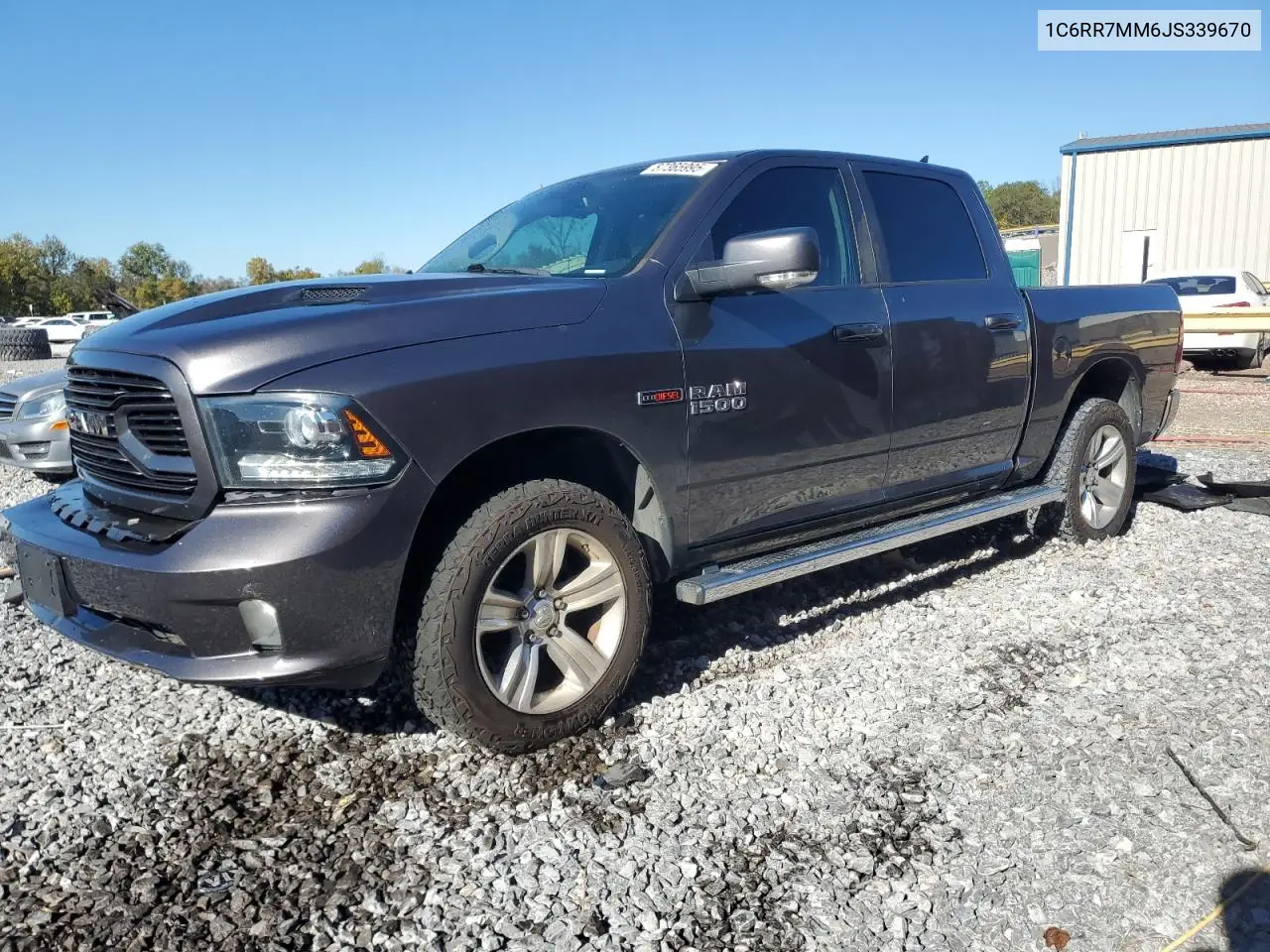 1C6RR7MM6JS339670 2018 Ram 1500 Sport