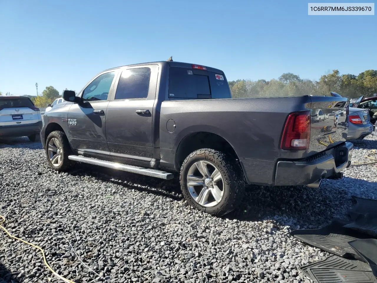 1C6RR7MM6JS339670 2018 Ram 1500 Sport