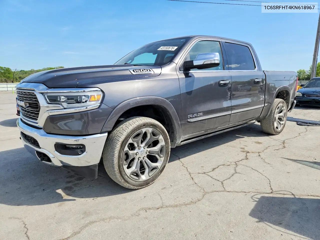 1C6SRFHT4KN618967 2019 Ram 1500 Limited