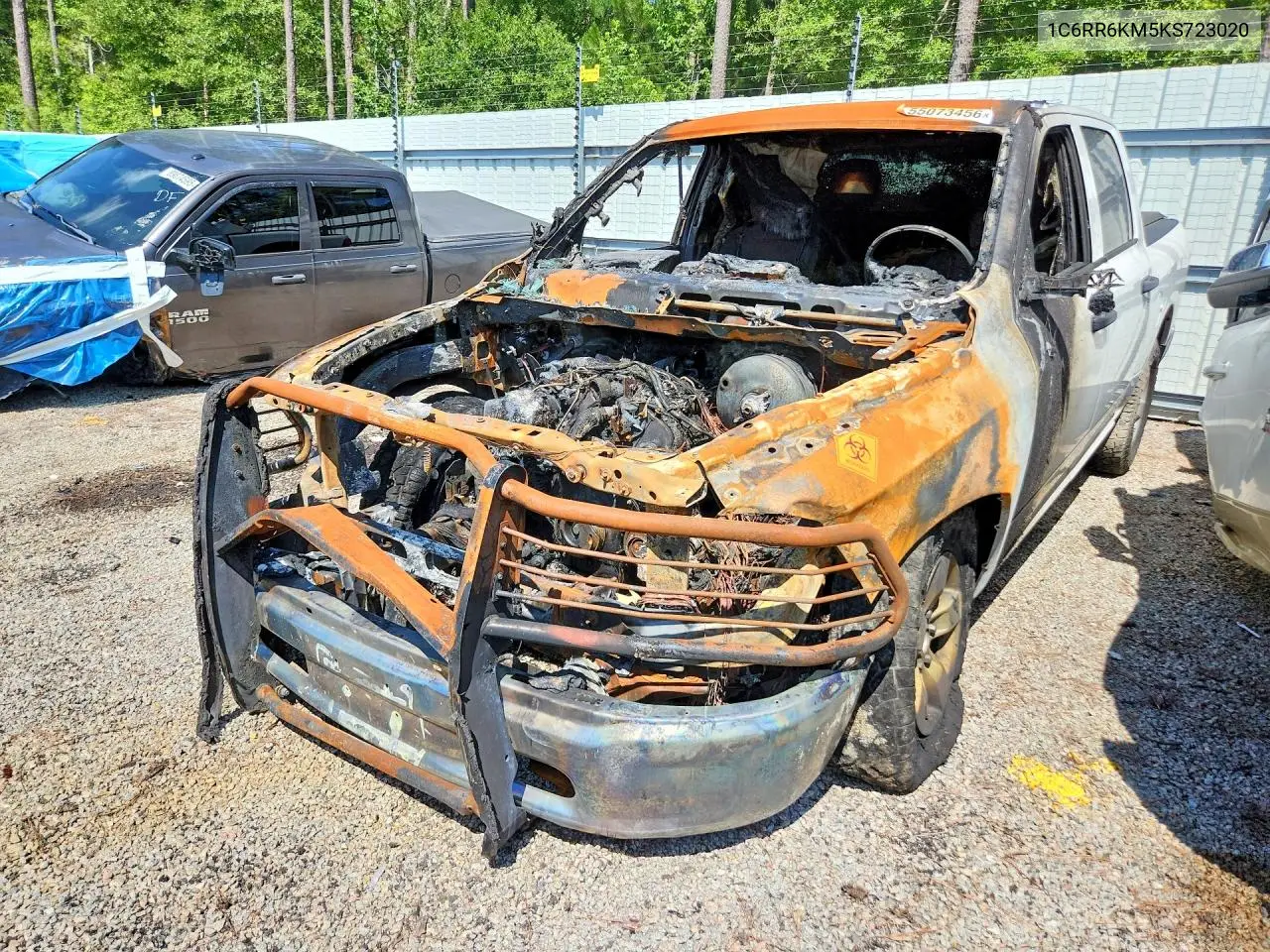 2019 Ram 1500 Classic Tradesman VIN: 1C6RR6KM5KS723020 Lot: 55073456