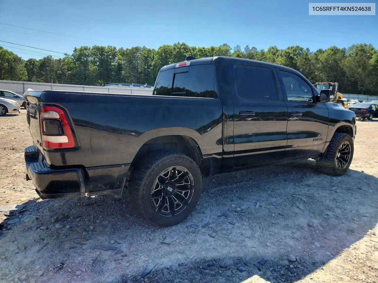 2019 Ram 1500 Big Horn VIN: 1C6SRFFT4KN524638 Lot: 55789176