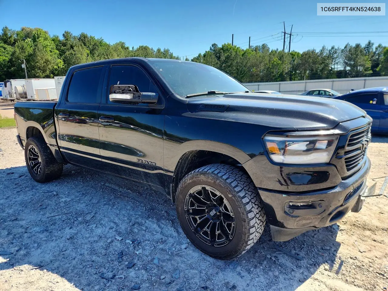 2019 Ram 1500 Big Horn VIN: 1C6SRFFT4KN524638 Lot: 55789176
