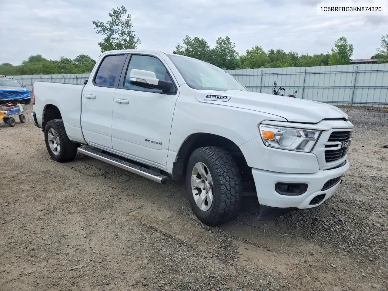 2019 Ram 1500 Big Horn VIN: 1C6RRFBG3KN874320 Lot: 57650716