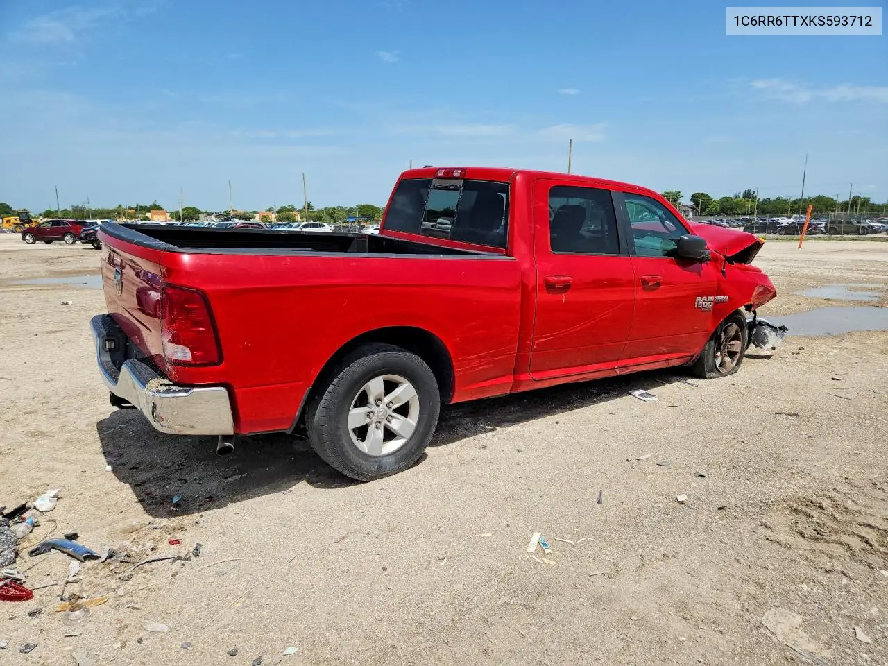 2019 Ram 1500 Classic Slt VIN: 1C6RR6TTXKS593712 Lot: 60005636