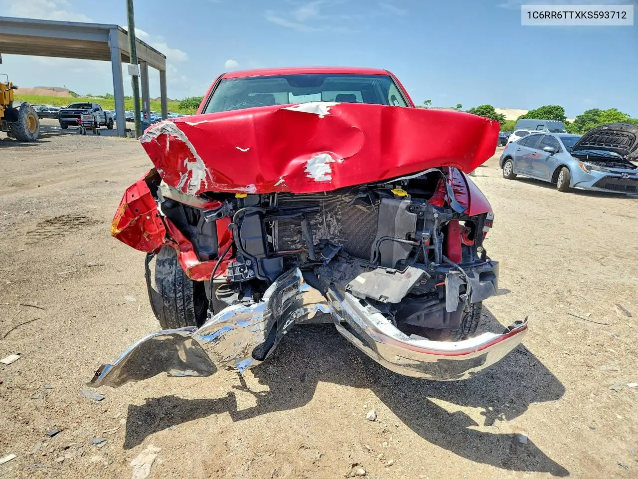 2019 Ram 1500 Classic Slt VIN: 1C6RR6TTXKS593712 Lot: 60005636
